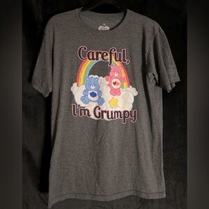 Care Bears “Careful, I’m Grumpy” Graphic Tee | Gray | Medium